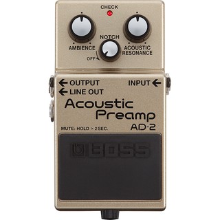 BOSS AD-2 木吉他 前級/DI 效果器 Acoustic Preamp 公司貨【宛伶樂器】