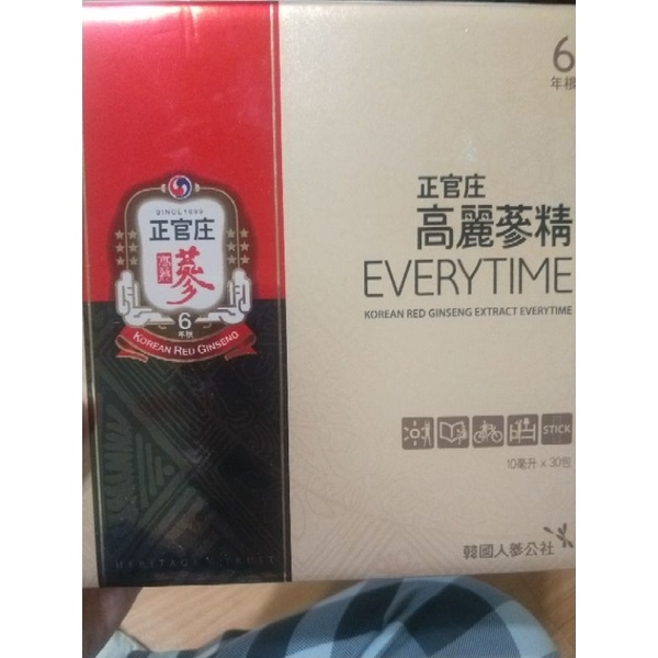 正官庄高麗蔘精 EVERYTIME 10毫升 X 30包