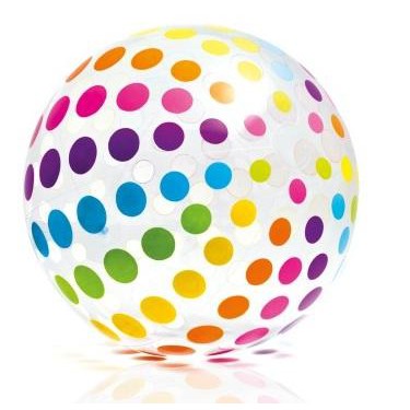 台灣現貨 INTEX 新款42吋超大沙灘球 海灘球 充氣球 大球 (充氣後直徑約70cm) 59065