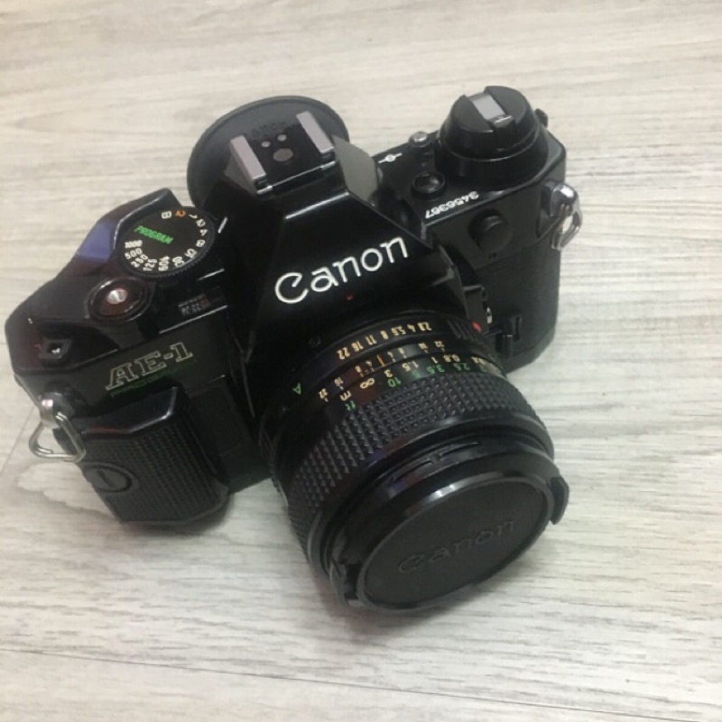 優質美機 Canon AE-1P 收藏級稀有黑機 含canon NFD 28mm f2.8廣角銘鏡