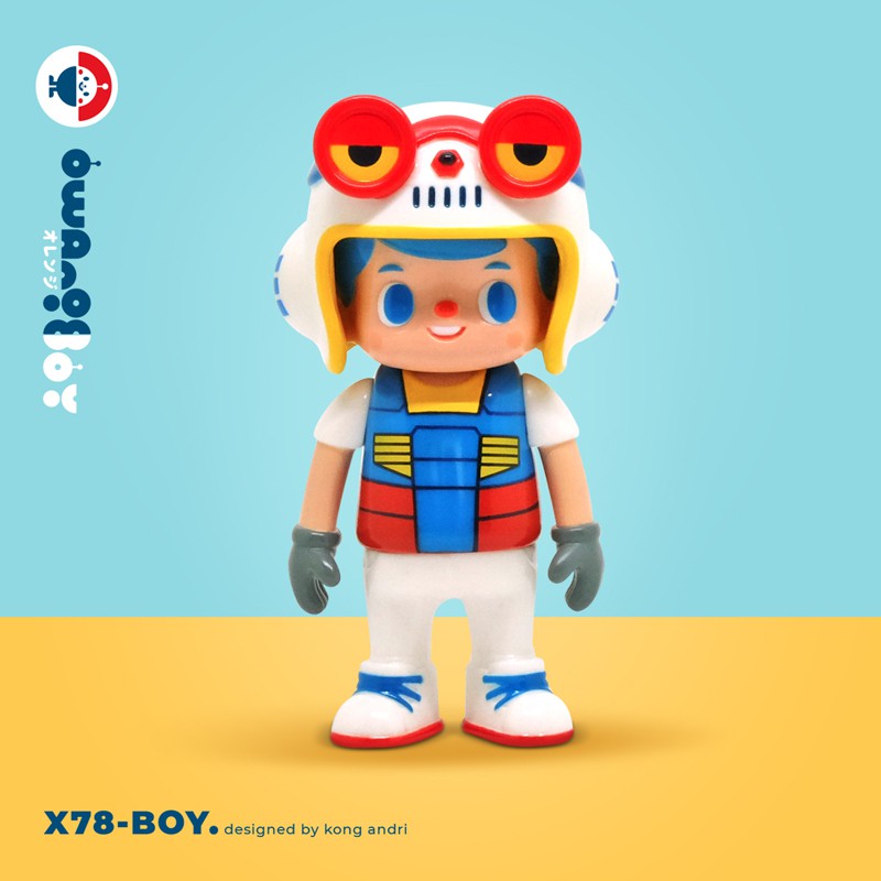【撒旦玩具 SatanToys】預購 Owangeboy 橘色男孩 X78-Boy 潮玩擺件 鋼彈機器人配色 紅藍黃男生