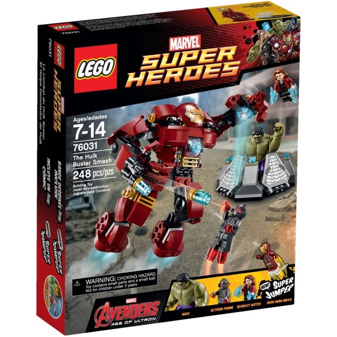 ［想樂］全新 樂高 Lego 76031 浩克毀滅者 The Hulk Buster Smash (盒損)