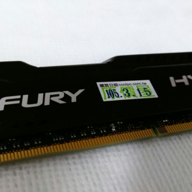 金士頓記憶體 hyperx fury DDR4 2666 8G*2