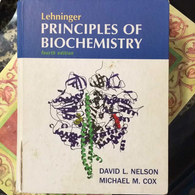 Principles of Biochemistry 生物化學教科書
