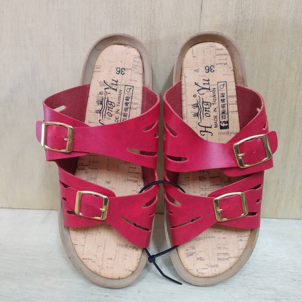 台灣製造 零碼出清- 36號/雙帶伯肯鞋 戶外拖鞋