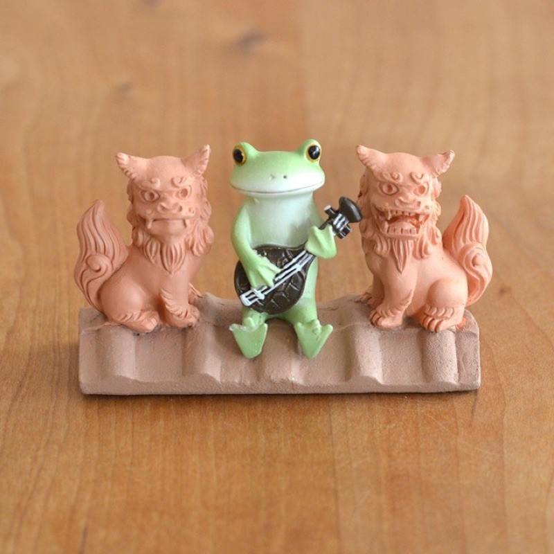 日本🇯🇵現貨 Copeau 沖繩 風獅爺 青蛙 旅遊 三味弦 文化風景 和雜貨 青蛙擺飾 療癒擺飾 小琉球 青蛙商品