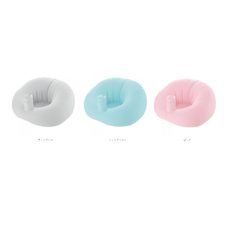 THEBABYSHOP-現貨日本RICHELL利其爾2019 新版充氣嬰兒沙發椅/學習座椅
