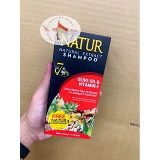 印尼 天然 萃取 洗髮精 Natur Olive Oil