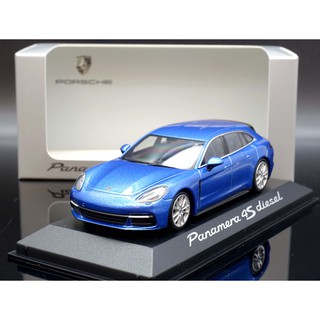 【M.A.S.H】 原廠 Minichamps 1/43 Porsche Panamera 4S Diesel blue