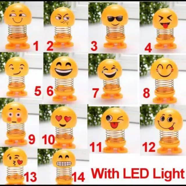 Ephicollection emoji PEER LED 兒童玩具娃娃表情符號 LED 表情符號搖擺/環形娃娃