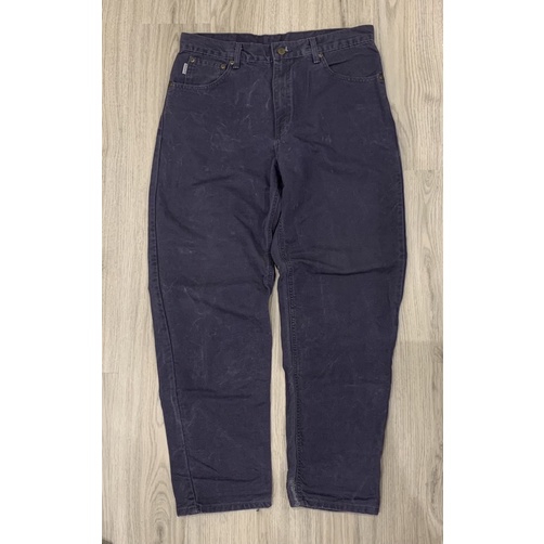 Carhartt 古著寬鬆錐形硬挺工作褲