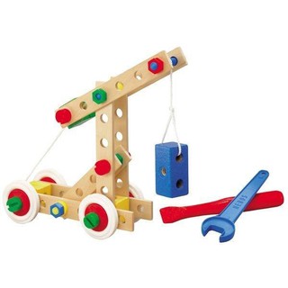【雜貨小社】兒童 益智 安全 木 玩具【德國HEROS~49入 小小 工程師 建構 天才 積木 #30032】