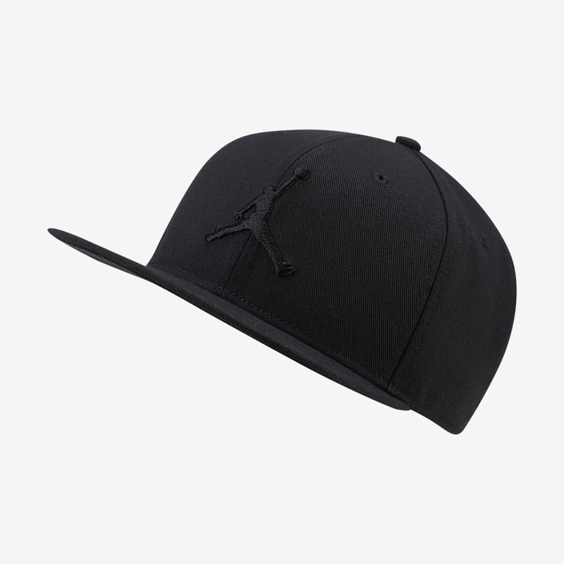 全新日本專櫃正品 NIKE JP JORDAN PRO JUMPMAN SNAPBACK 黑色可調式再生聚酯纖維棒球帽
