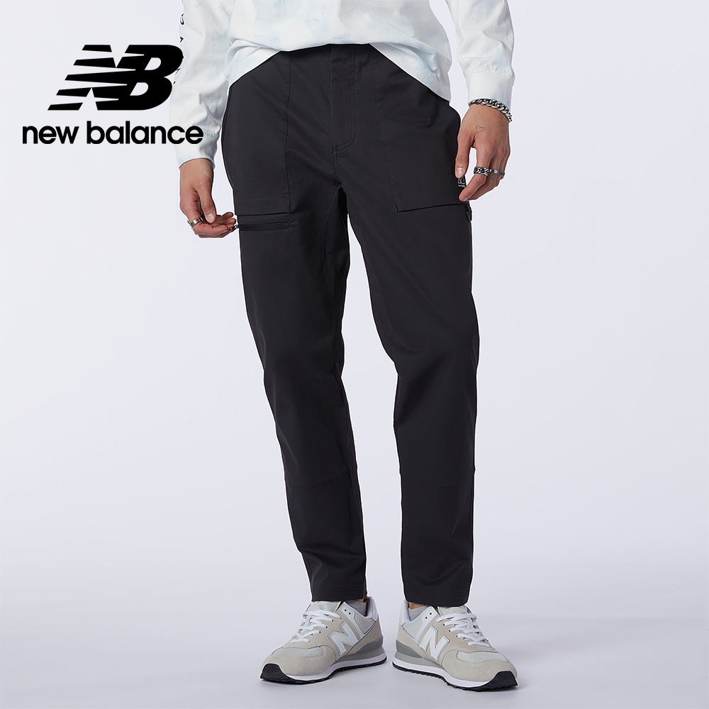 【New Balance】 NB 平織長褲_男性_黑色_AMP13507BK