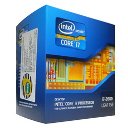 Intel Core i7 2600 8M Cache, 3.40GHz 正式版 四核八緒 【二手出清】裸裝一顆無風扇