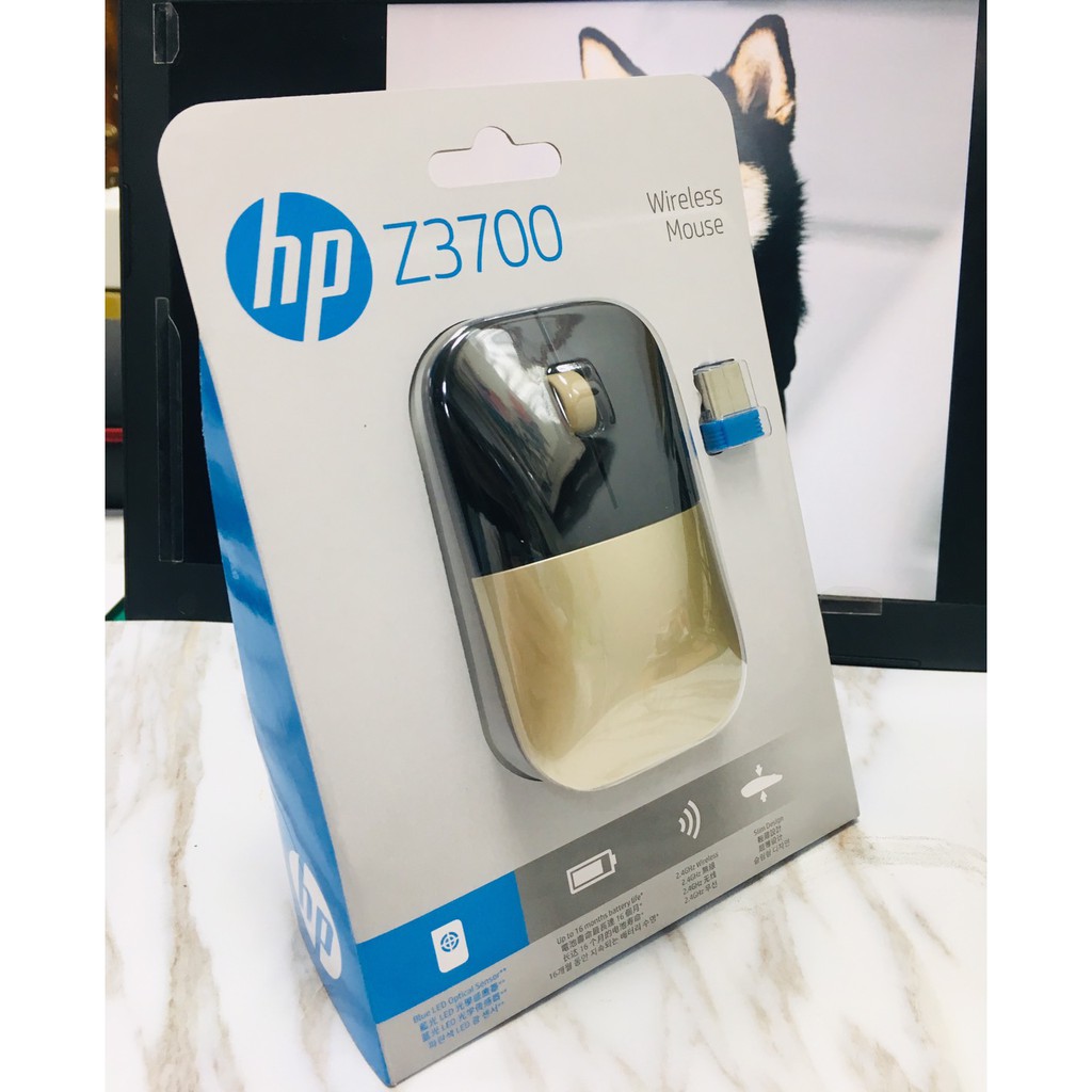 【現貨】【原廠】HP Z3700 金色無線滑鼠