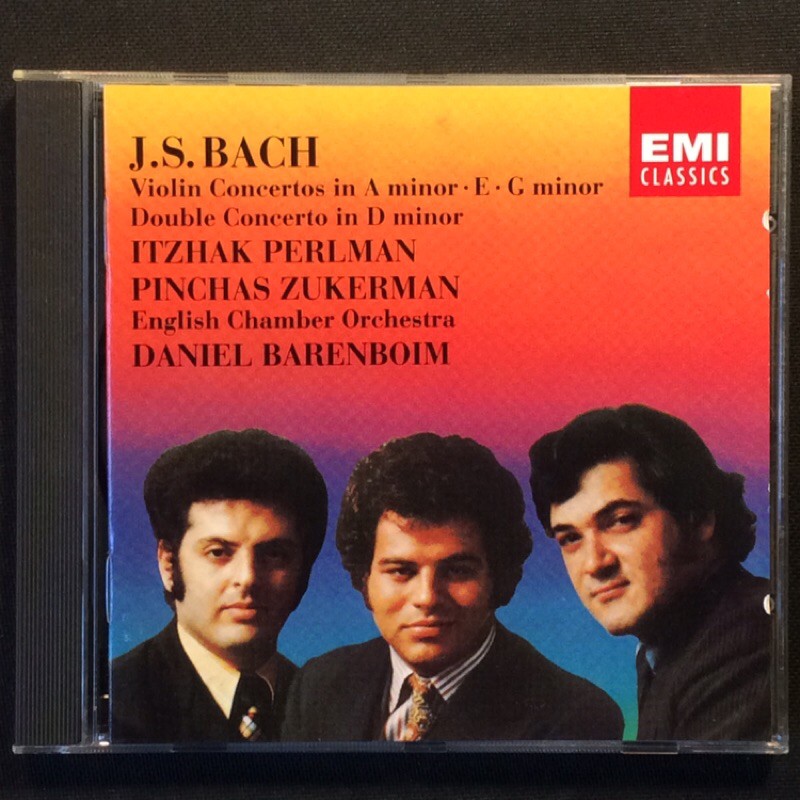 Bach巴哈-第一、二號小提琴協奏曲/雙小提琴協奏曲 帕爾曼&amp;祖克曼/小提琴 巴倫波因/指揮 1993年荷蘭版無ifpi