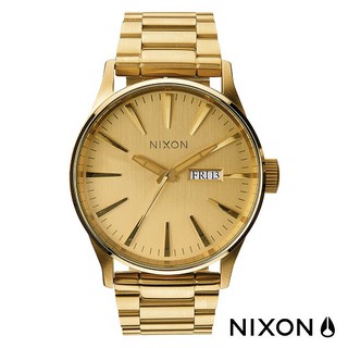 NIXON A356-502《Sentry SS系列》42mm/防水100米/男女兼用/時尚金【第一鐘錶】