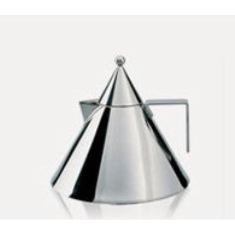 將生活融入藝術的~ALESSI義大利原裝進口8折~蔻妮卡三角茶壺2000cc(全新正品公司貨)