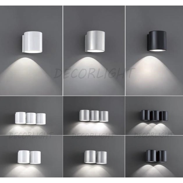 【飛利浦白金經銷商】台灣製造 E27 圓筒狀向下照光影壁燈 可用LED燈泡、螺旋、 球泡