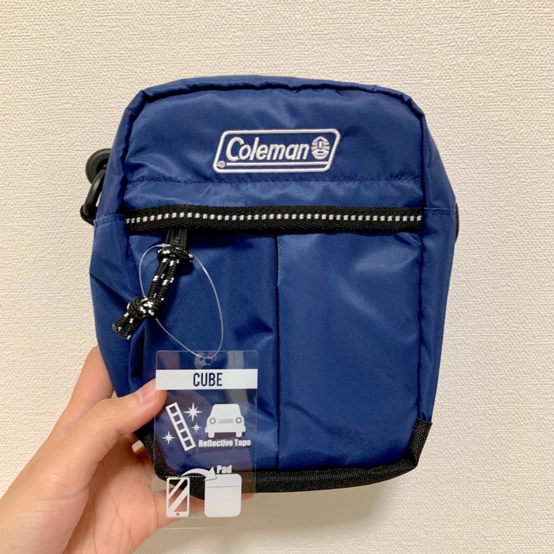 Coleman 包腰包小腰包小斜背包附斜背繩全新午夜藍 蝦皮購物
