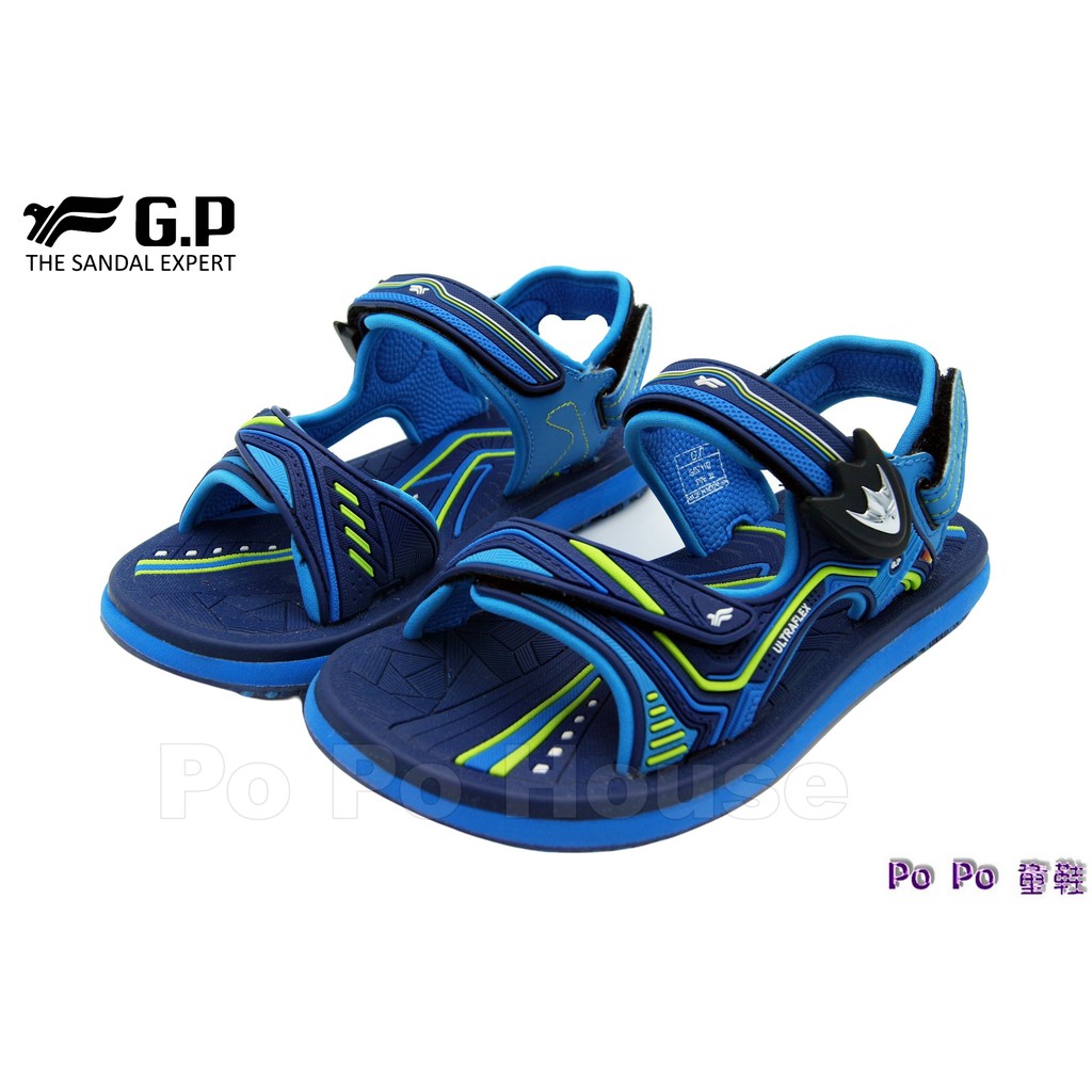 &lt;&gt; G.P 涼鞋 拖鞋 兒童涼拖鞋 磁扣兩穿 兒童 運動涼鞋 沙灘涼鞋 (J6443)