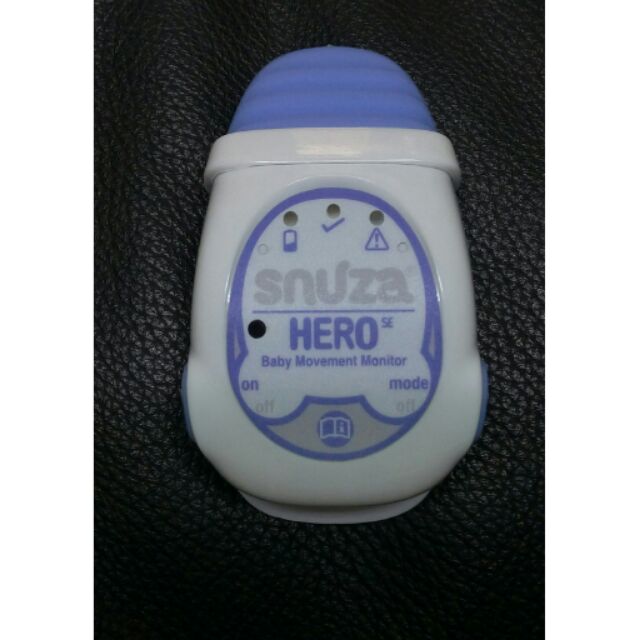 snuza hero 可攜式嬰兒動態監測器 睡眠 呼吸 動作監測器 9.99成新