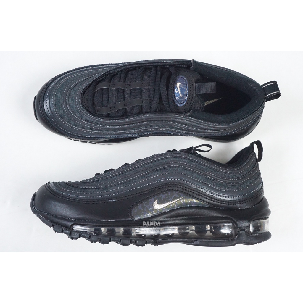 胖達）NIKE W AIR MAX 97 爆裂紋 氣墊 運動鞋 DH0558-001 黑 女鞋