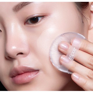 韓國espoir矽膠粉撲玻璃透明水晶化妝矽膠氣墊粉撲乾溼兩用