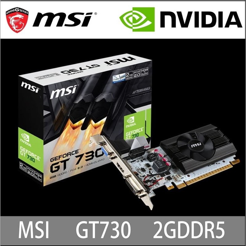 【MSI微星】GT730_MSI N730K-2GD5LP/OCV1 英雄聯盟專用顯卡