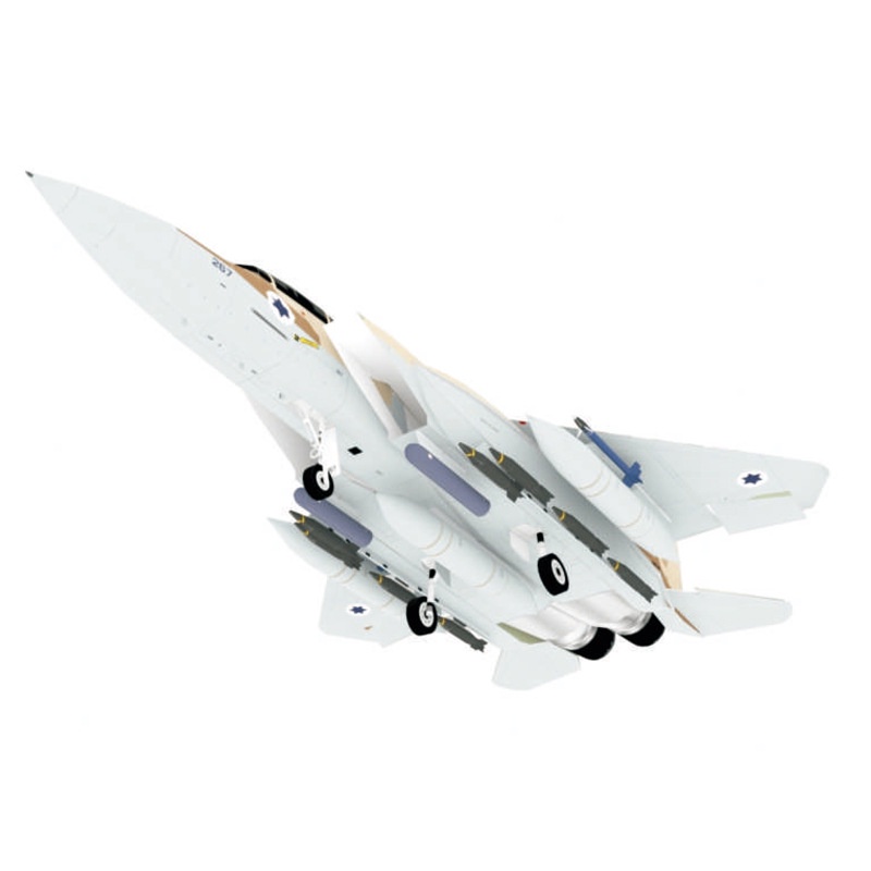 F-15 以色列繪畫鷹戰鬥機紙模型 1: 100 飛機模型手工 DIY