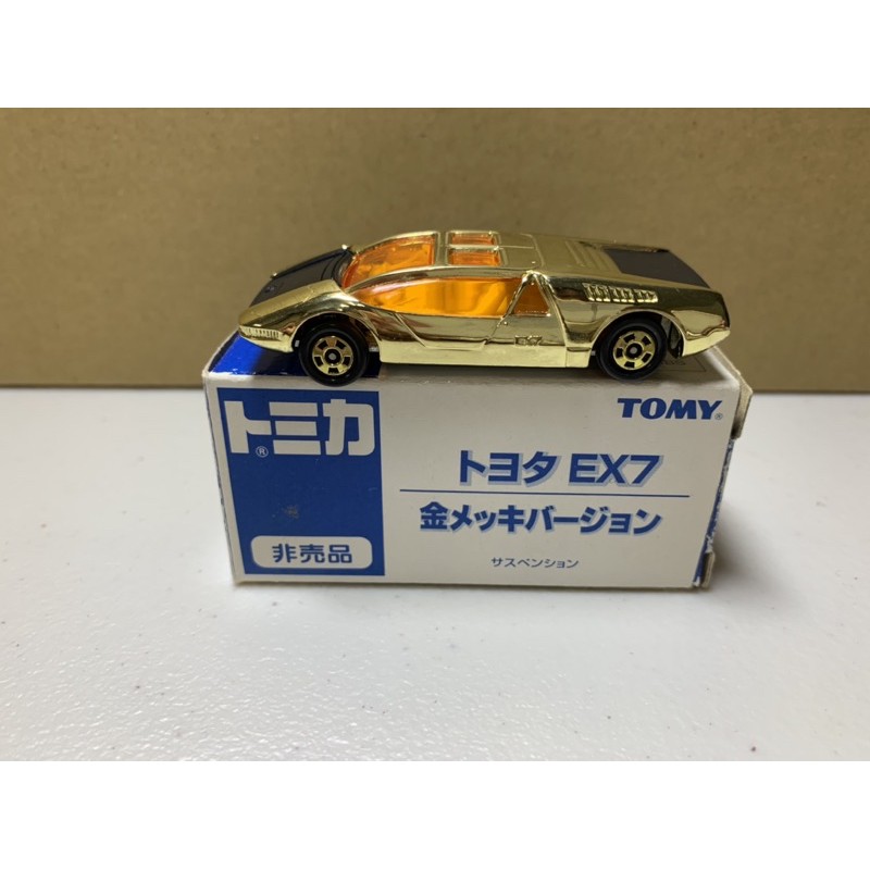 ［現貨］Tomica Tomy 舊藍標 非賣品 Toyota EX7 金色