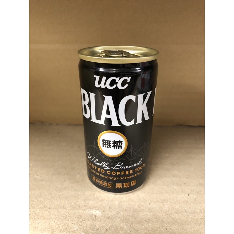 UCC BLACK 無糖黑咖啡飲料 185公克