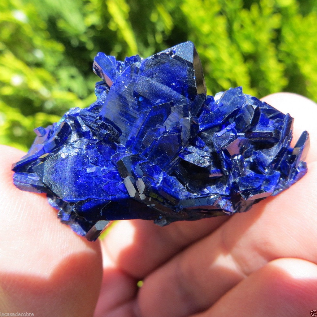 深藍 藍銅礦 花型 EBAY