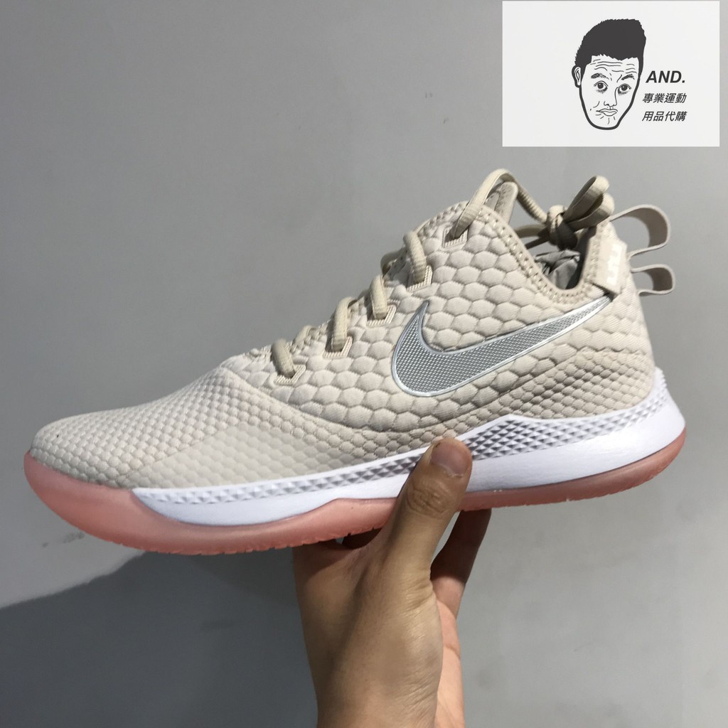 【AND.】NIKE LEBRON WITNESS III EP 米色 運動 籃球鞋 男款 AO4432-100