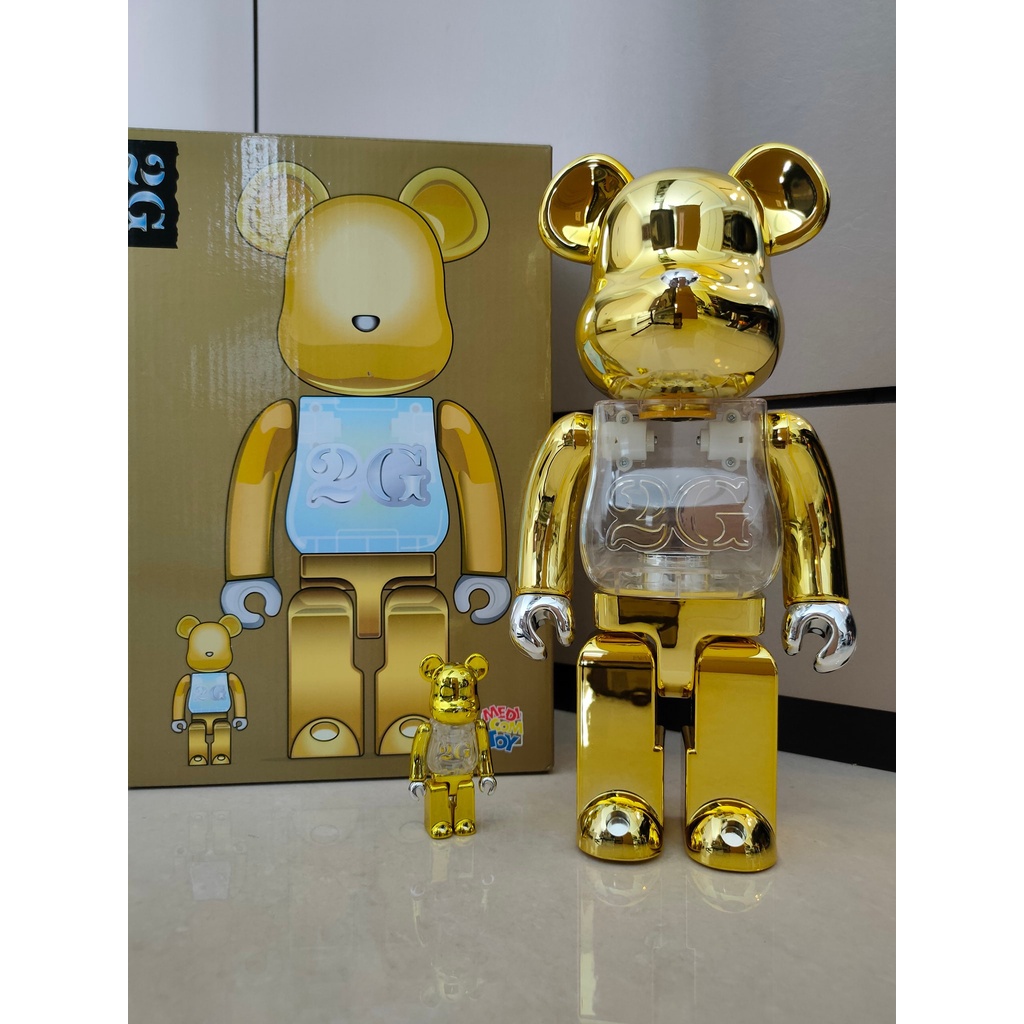 中租零卡分期 全新拆檢 BE@RBRICK 2G REVERSE 400％+100％ 金色2G 400%