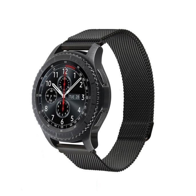 廠家批發 磁性錶帶 22mm米蘭三星磁扣表帶三星S3 這用於三星Gear S3 米蘭尼斯磁吸錶帶 不銹鋼金屬錶帶22mm