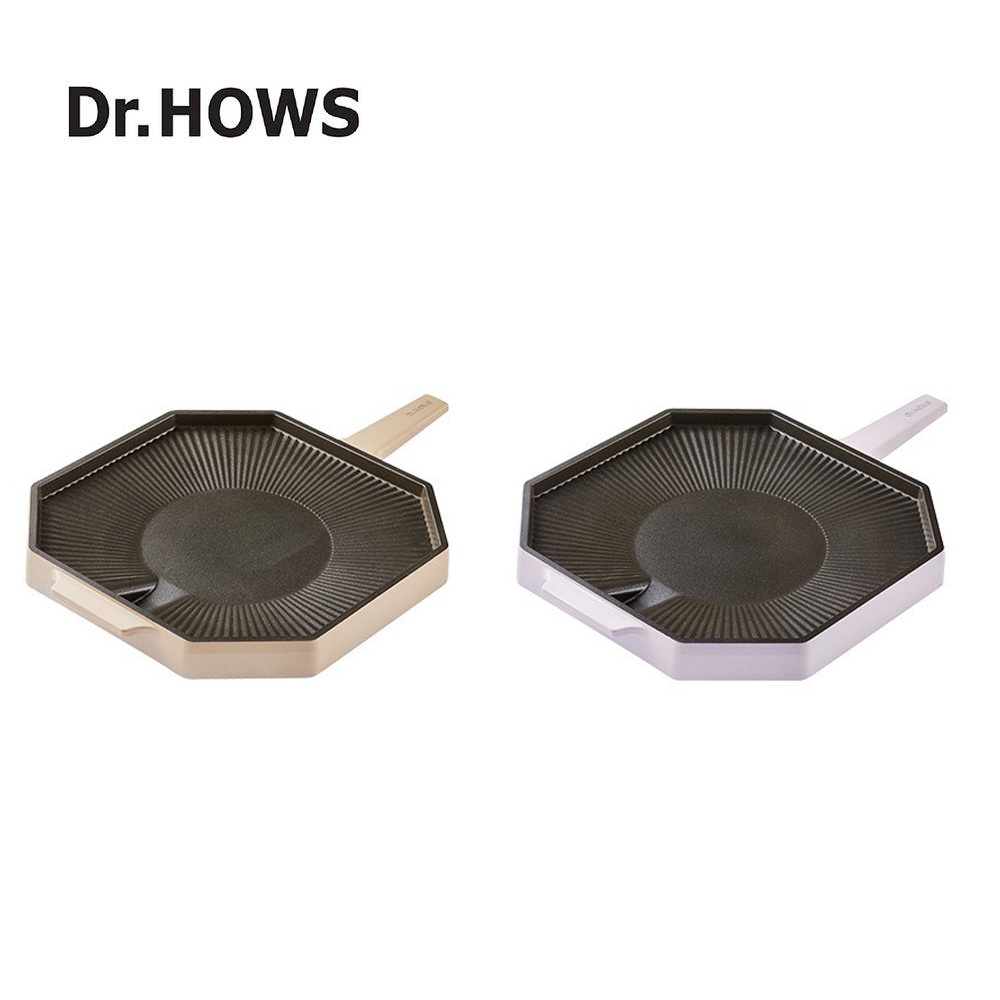 優選舖 Dr. HOWS Palette (28CM) 煎烤盤 八角 美型 排油 不沾 烤盤