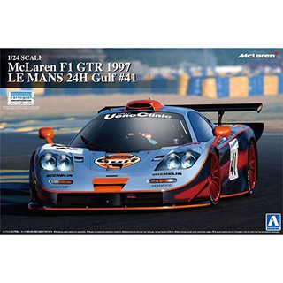 (大鳥叔叔模型)AOSHIMA青島 1/24 19 McLaren F1 GTR LE MANS 24H Gulf#41