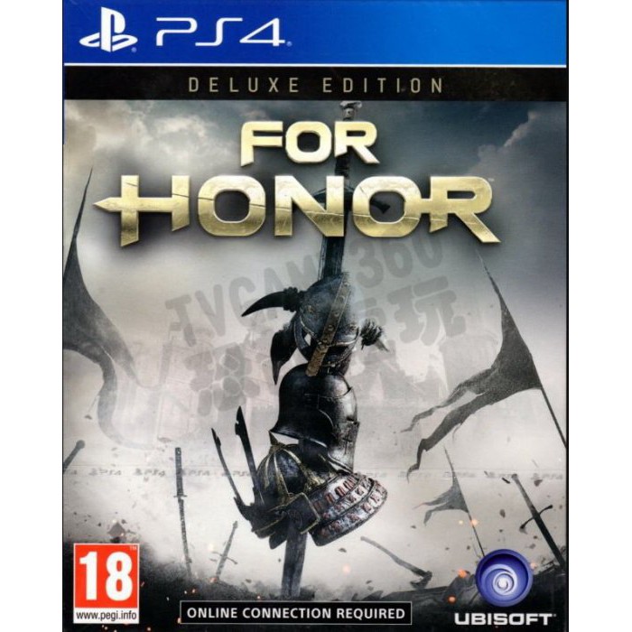 【二手遊戲 】PS4 限定版 榮耀戰魂 For Honor 英文語音 中文字幕 9成9新【台中恐龍電玩】