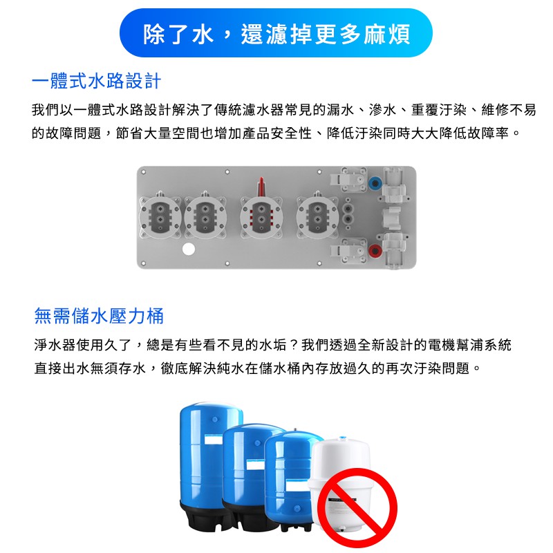 Dowell 多衛大流量ro纯水機智能偵測顯示一手輕鬆換芯四重過濾出水量大免安裝儲水壓力桶逆流保護 蝦皮購物