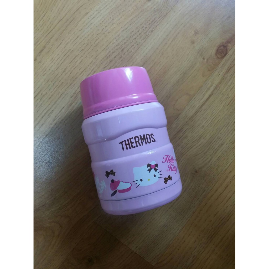 Thermos膳魔師Hello Kitty不鏽鋼真空保溫食物燜燒罐 悶燒罐0.47L(SK3000PK)