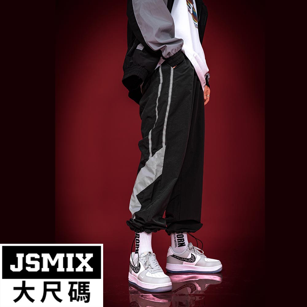 JSMIX大尺碼服飾-大尺碼個性防風休閒長褲【03JK3474】
