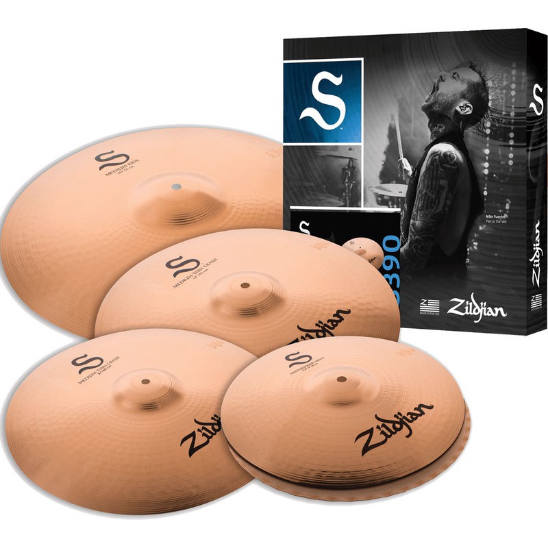 【鼓的樂器】Zildjian 銅鈸 S390｜爵士鼓 S Family Performer Cymbal Pack