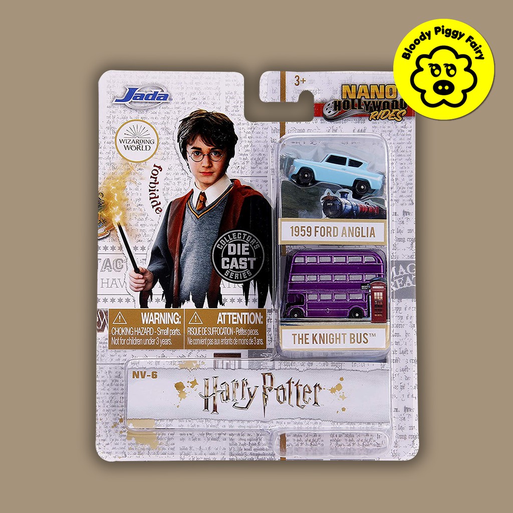 【全新現貨】Harry Potter哈利波特 騎士巴士&amp;飛天車福特安格里亞 小車吊卡組 #BPF