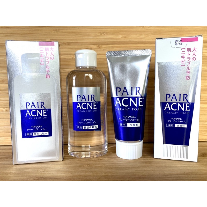 【日本獅王】PAIR ACNE 沛醫亞 凈痘護理洗面乳80g/皮脂調理化妝水160ml