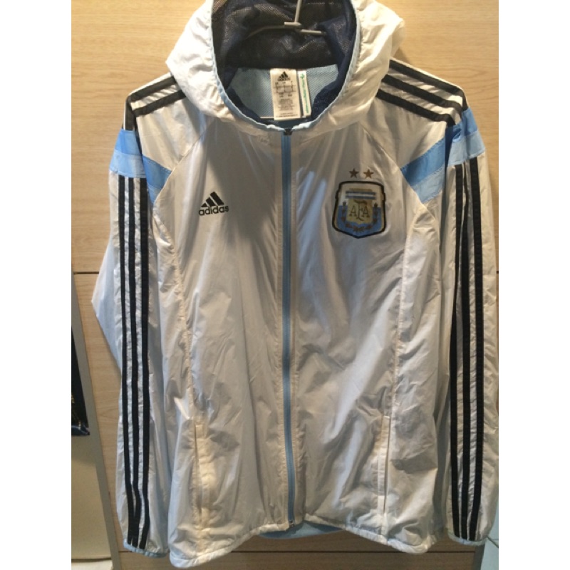 Adidas 世足 阿根廷隊 熱身薄外套