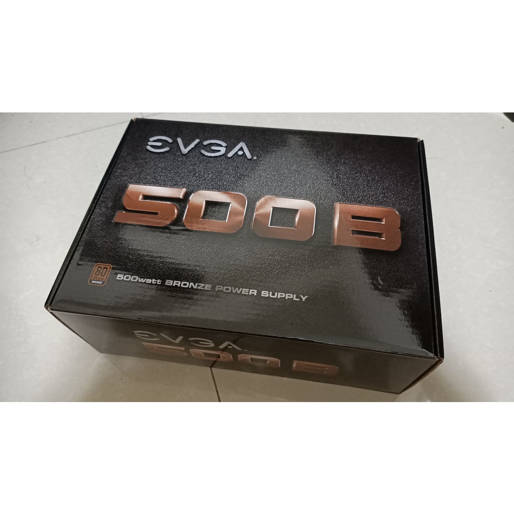 EVGA 艾維克 500 B 80 PLUS 銅牌 電源供應器 500W 電供