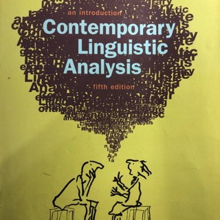 *小安的店*外文系用書 Contemporary Linguistic Analysis 語言學分析