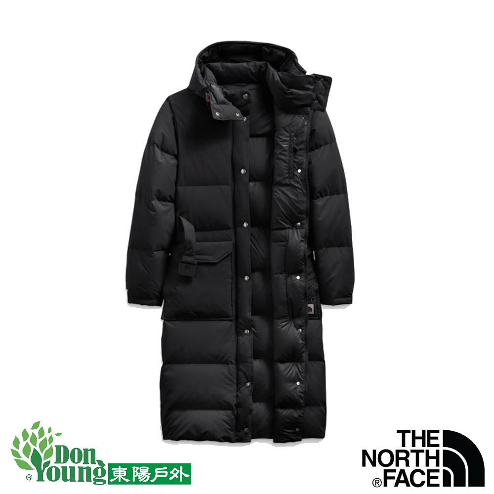 【THE NORTH FACE】北面女款長版羽絨大衣 保證正品 假一賠二 7QFH